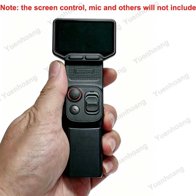 Picture 7: Multi-Functional Expansion Adapter Mount for Insta360 Luna Ultra Detachable Screen Control Compatible with Microphone Mounting