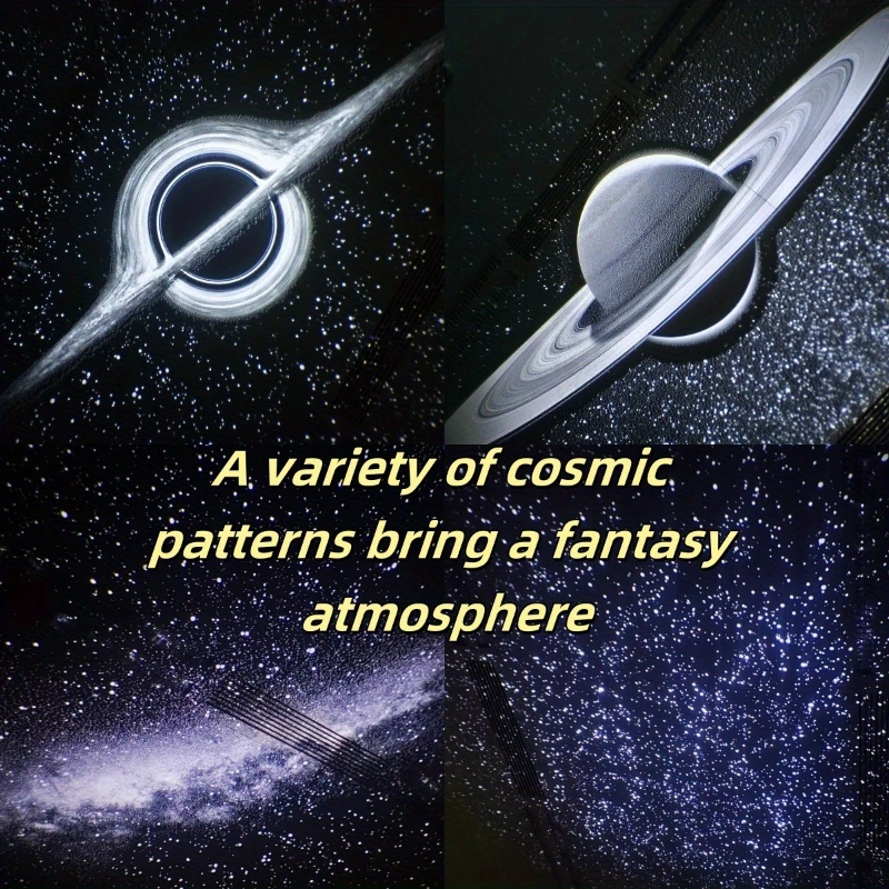 Automontiertes Projektionslicht USB für den Innenbereich 360° °   Drehbares, tragbares Atmosphären-Sternenhimmellicht für Party, Urlaub, Geburtstagsgeschenke