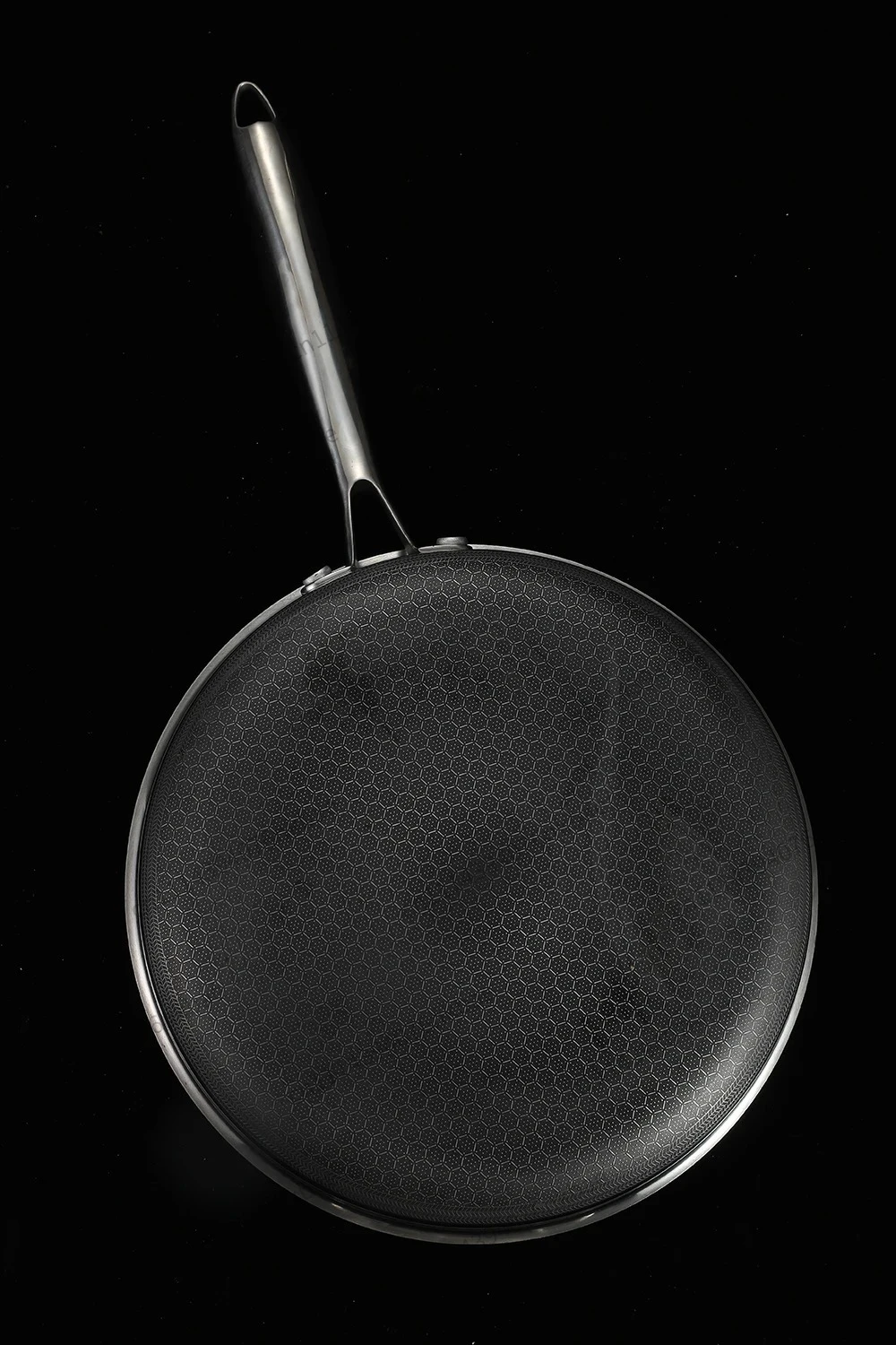 Nonstick Coating Stainless Steel Honeycomb Cookware Set Fry Pan with Lids Kitchen Wholesale