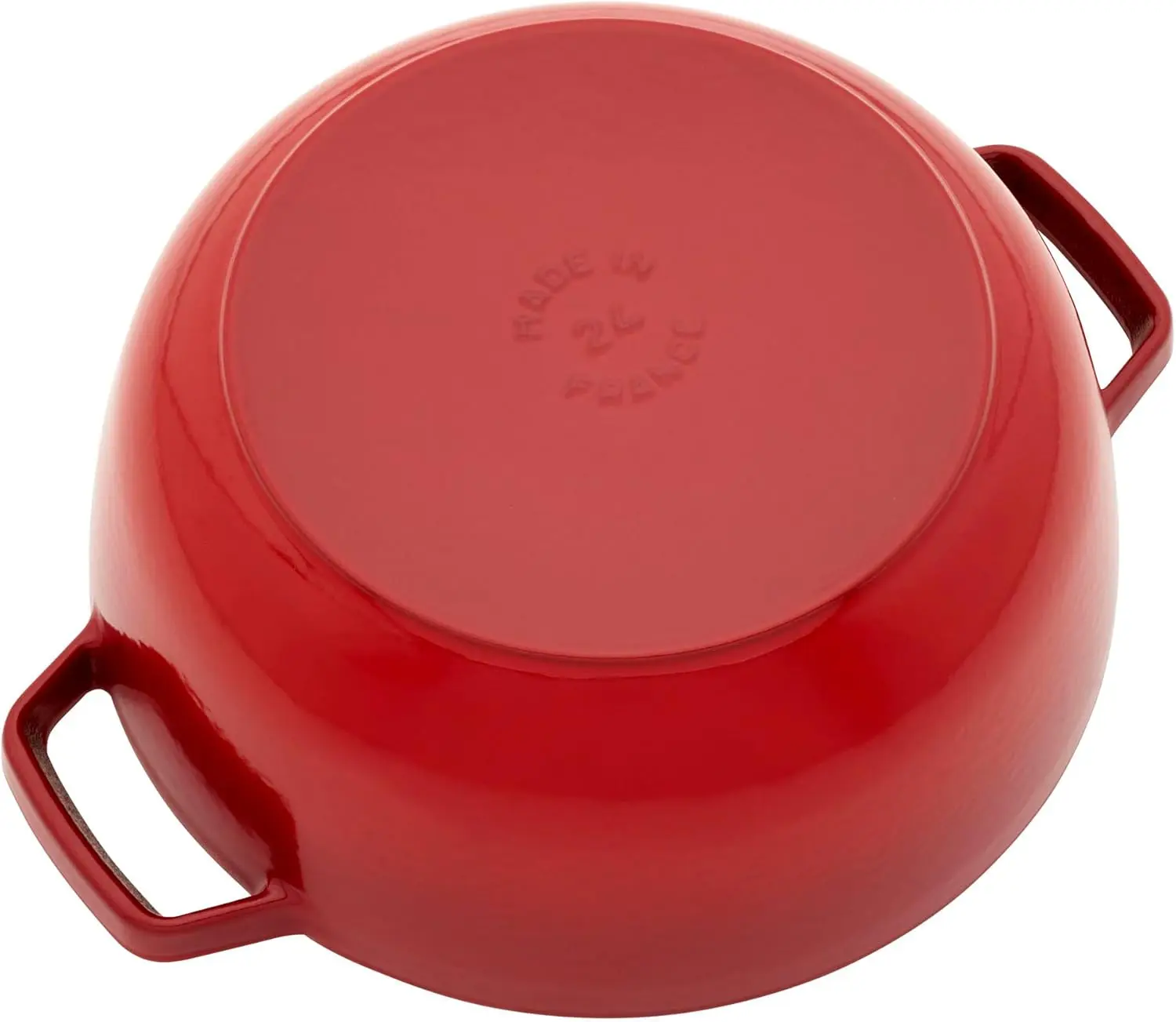 Specialty Shaped Dutch Cast Iron 3.75-qt Essential French Oven Dragon Lid-Cherry