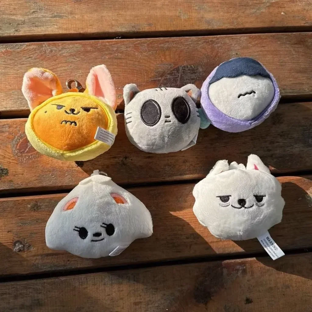 Kpop idol SOOBIN HUENINGKAI TAEHYUN YEONJUN BEOMGYU Mini Face Plush Keychains Bag Pendant Kids Gift