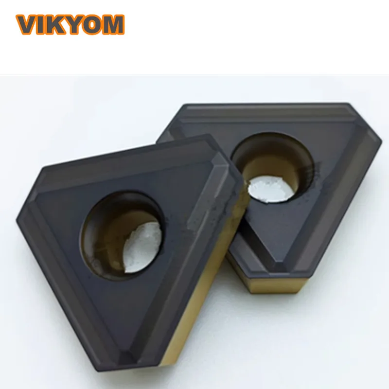 10 Pcs Cylinder Hydraulic Scraping Rolling Scraping Rolling Cutter Deep Hole Boring Drilling Insert TPHX3306 CNC Tool
