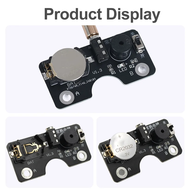 

AED2-New CW Trainer Light And Sound Circuit Board For Vband-Keyer Connector CW Trainer For CW Morse Key Training Exercises