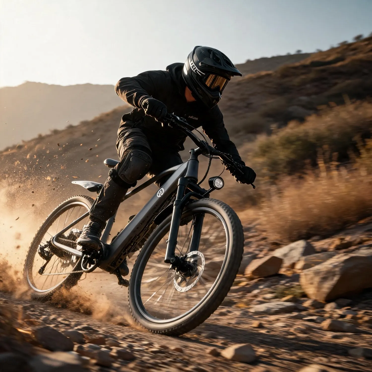 Senior Friendly 26 Inch Off Road Ebike 500W Brushless Motor Max 70KM Long Range Top Speed 32km/h 30° Climbing Capacity Pedal Assist Mode 7-Speed Gear Full Shock Frame, Outdoor Cross Country Riding Ready To Ride