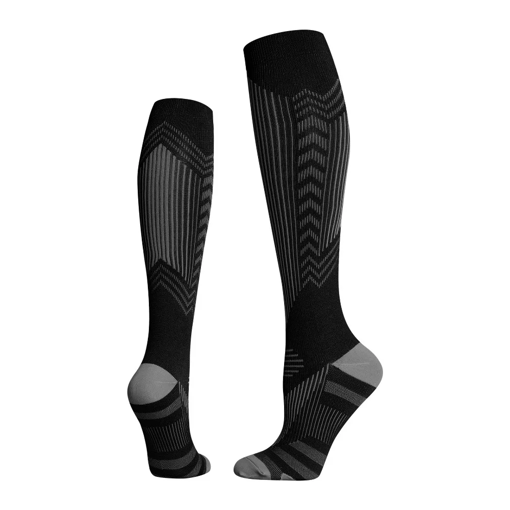 

1Pair Breathable Sports Compression Socks Knee High Comfortable Fitness Long Leg Socks Perspiration Easy To Put On