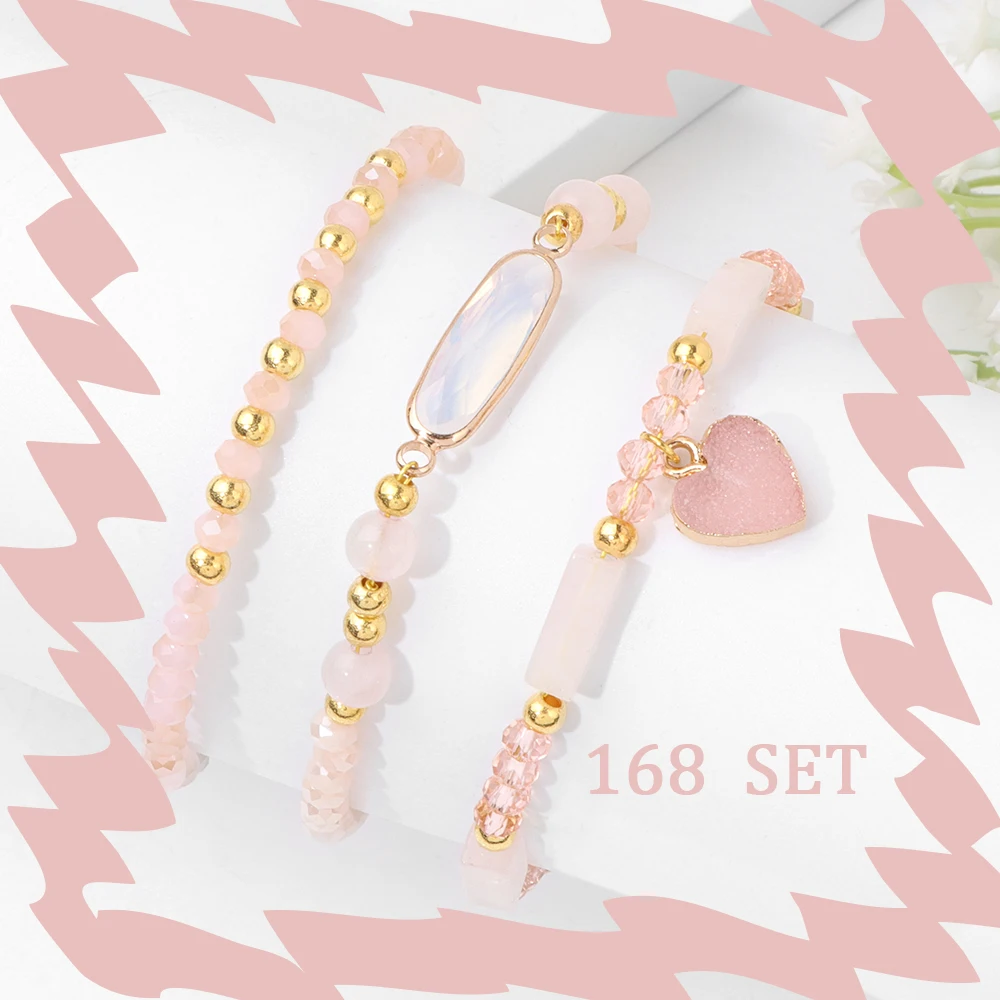 

Customized bracelet: 168 set Rose Quartz Bracelet