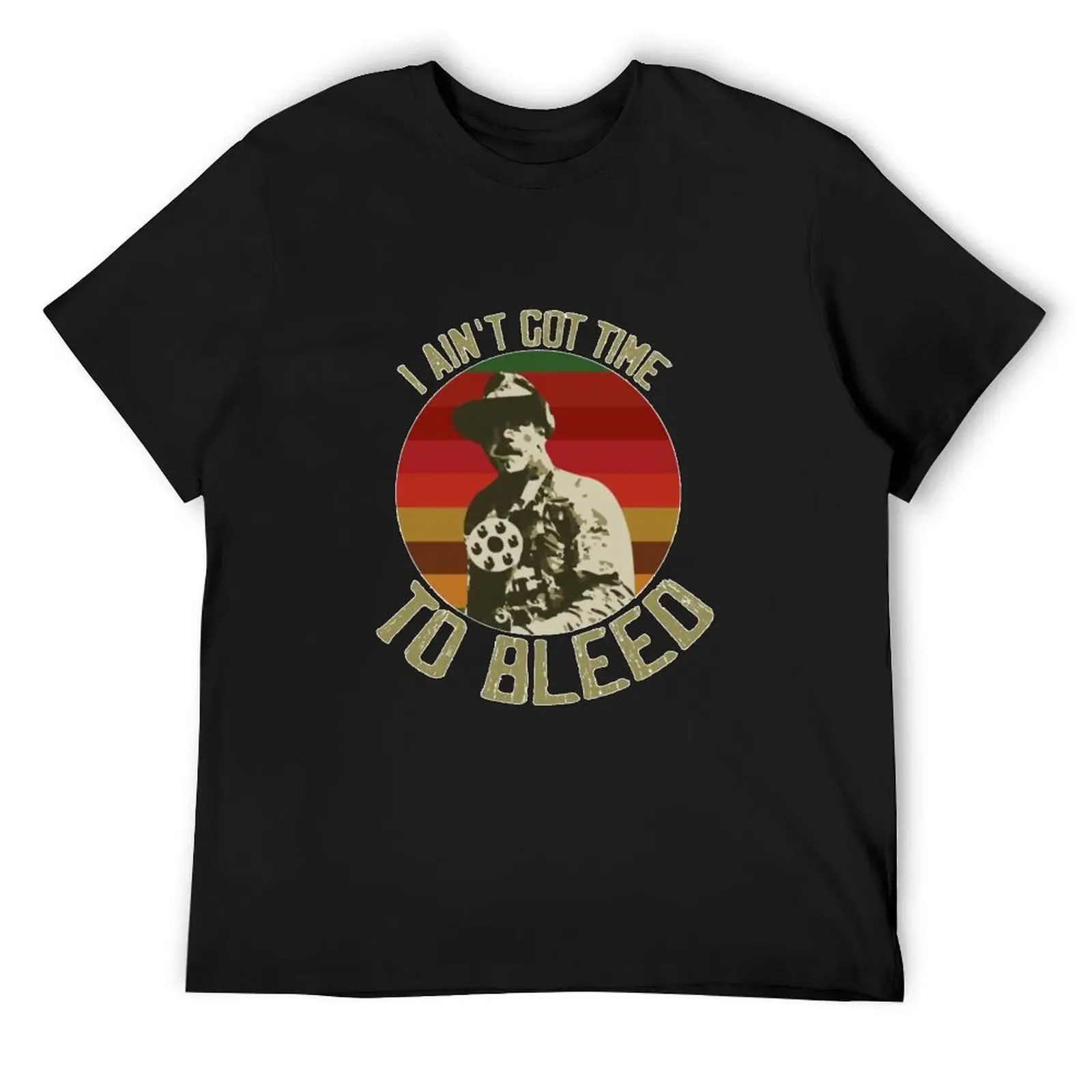 

I Ain't Got Time to Bleed Predator Movie T-Shirt blanks summer 2025 plain t shirts men