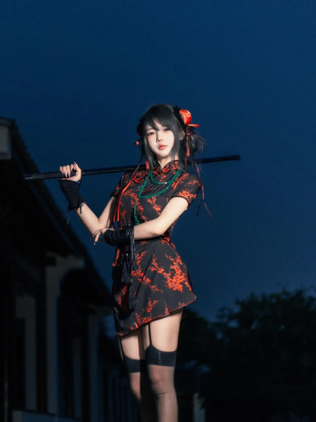 Nowy chiński strój Sle Dr na Halloween lub Sve, damska spódnica pokojówki, tradycyjny strój narodowy Sle do noszenia na co dzień.