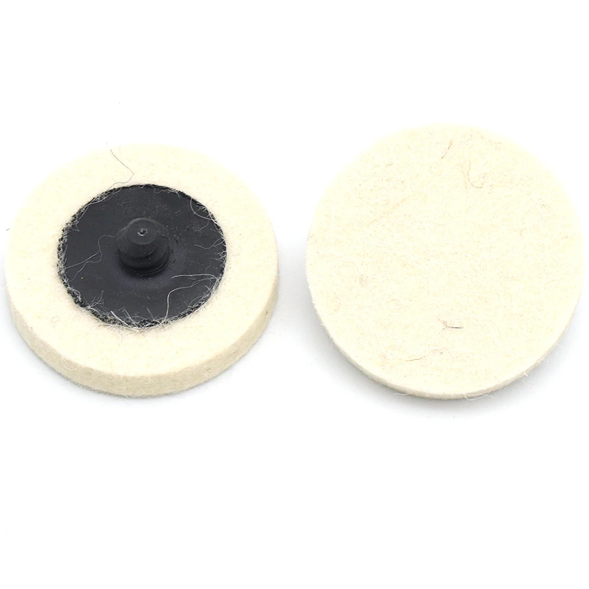 1 pçs 2 Polegada 50mm iam feltro de lã tecido disco polimento roda almofadas polimento moagem ferramentas abrasivas acessórios para dremel