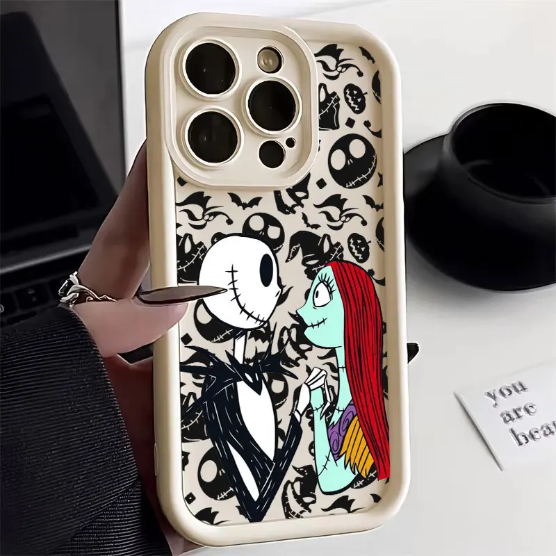 The Nightmare Before Christmas Jack Sally Skellington Case For Apple iPhone 17E 15 16 14 13 12 11 17 Pro Max Air Plus 16E Cover - Image 6