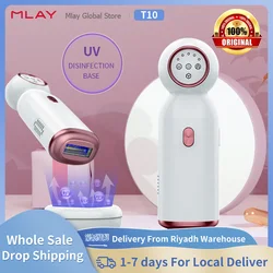 MLAY T10 IPL Sapphire Laser Hair Removal Device ICE Cool Painless Official Epilator Home Use For Women Men Unlimited Shot