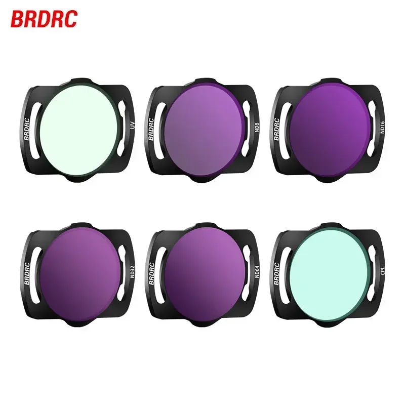 BRDRC Len Filter For DJI O 3 ,UV CPL ND Filter Set ,Optical Glass Lens Filters For DJI Avata Drone Accessories