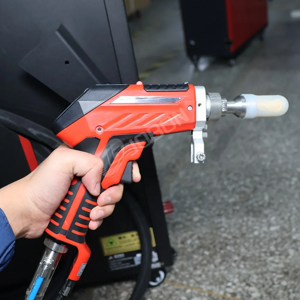 1200 W laserlasmachine ondersteunt een verscheidenheid aan metaallassen Handlassen Gemakkelijk te gebruiken