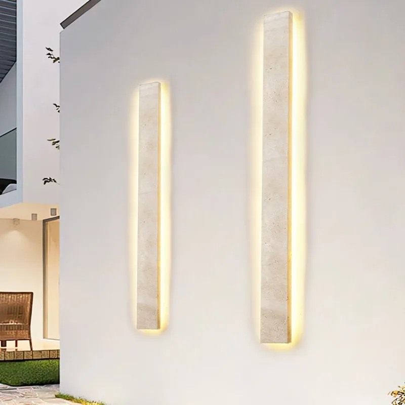 

Simple outdoor waterproof wall lamp, villa door, long outdoor yard door, wall washing atmosphere, garden rainproof wall lamp