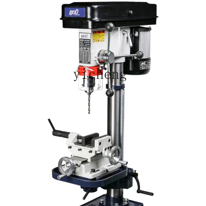 

ZK bench drill small household industrial grade bench drill machine high power hole table rotation