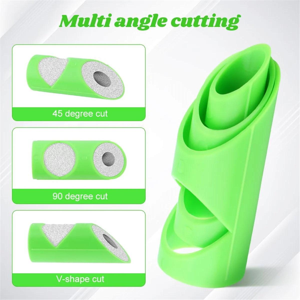 

ABNJ 3 шт. Набор резаков для труб из пенопласта, режущий инструмент для пластиковой изоляции с направляющим зажимом, идеально подходит для домашнего и коммерческого использования