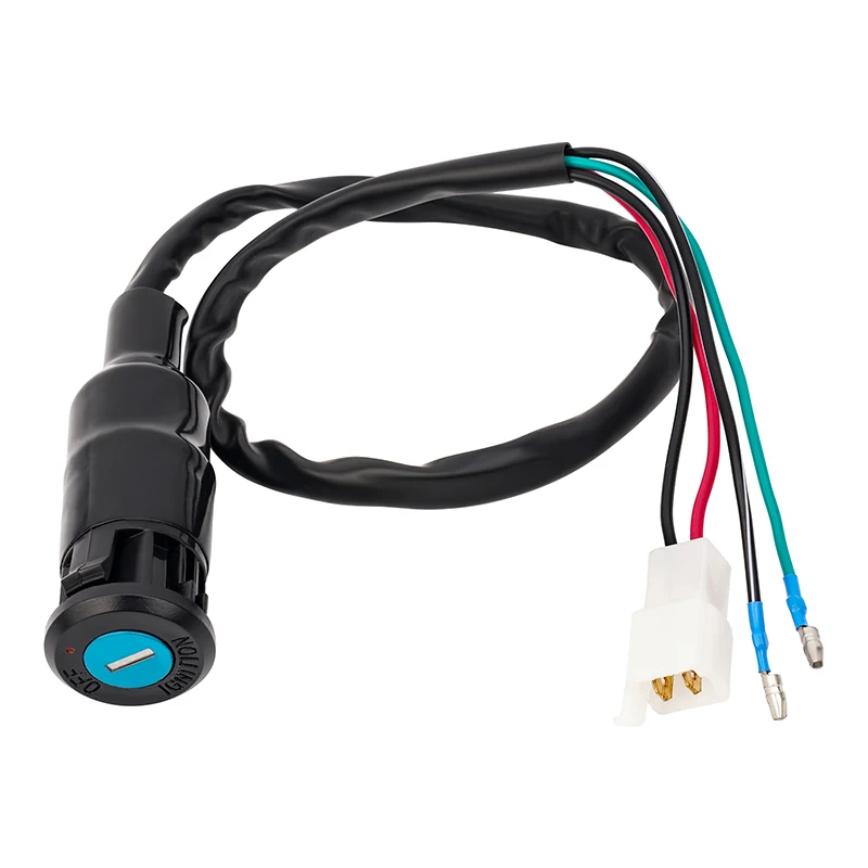 สวิตช์กุญแจรถจักรยานยนต์ ล็อคประตูไฟฟ้า สำหรับรถสามล้อฮอนด้า บิ๊กเรด ATV ATC250ES ปี 1985-1987 35010-HA0-680 35010-HA0-681