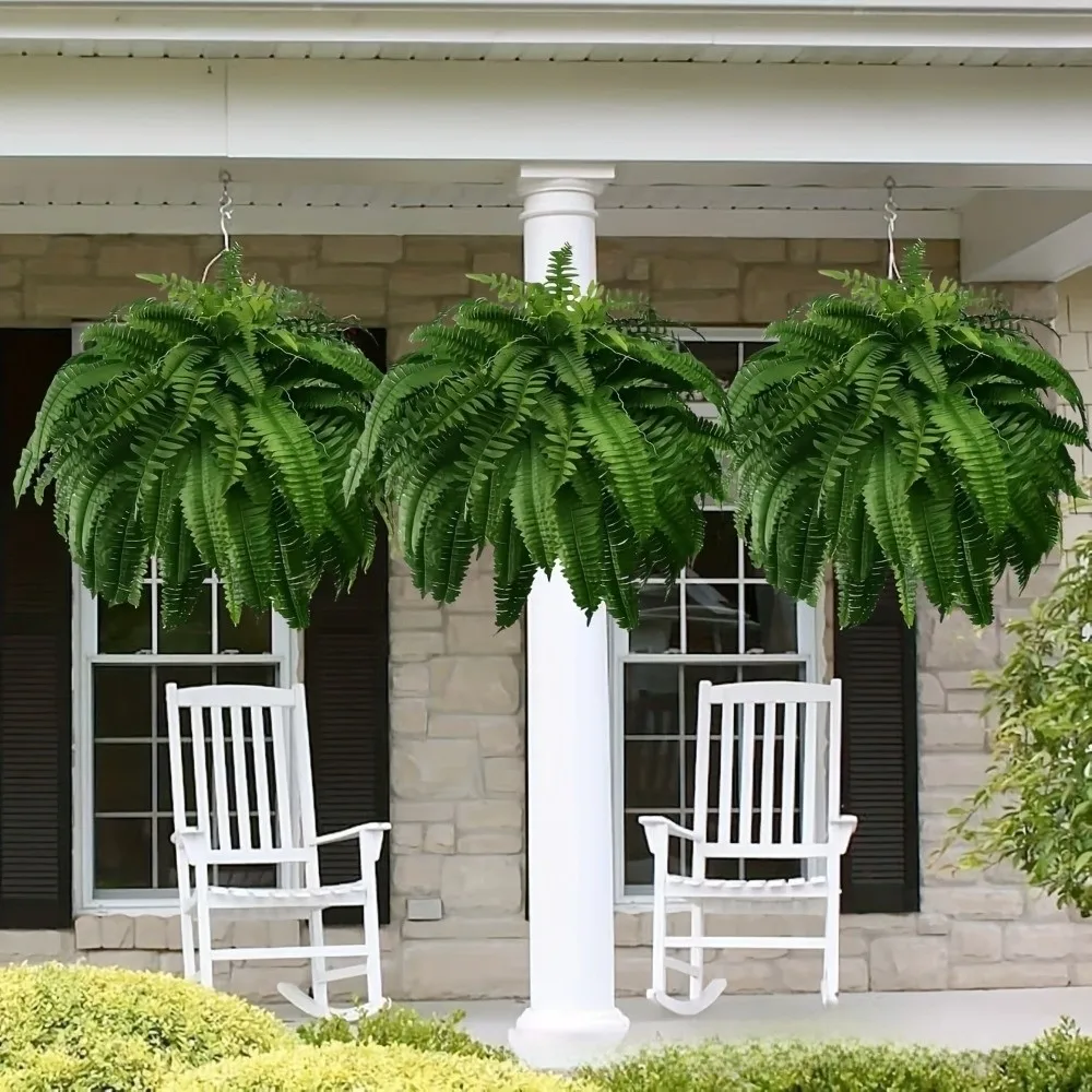 New Plastic Artificial Plant Vine Silk Leaf Rattan Leaves Fake Rattan Ivy Green Color Branches Artificial Ferns Vine Home Decor