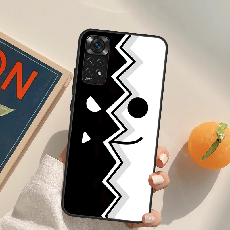 Geometry Dash Case For Xiaomi Redmi Note 10 11 8 9 12 Pro Redmi Note 12S 11S 10S 9S 9C 10C 10A 12C Coque