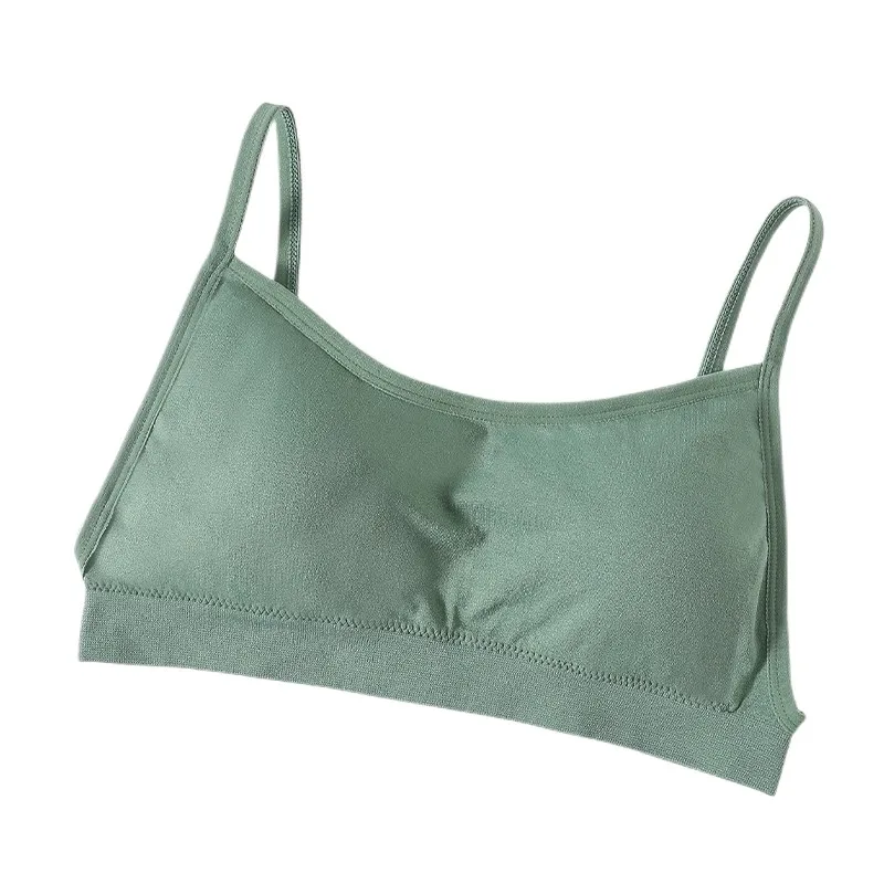 Biustonosz bezszwowy bez fiszbin Seksowna bielizna damska Crop Top z wyjmowanymi wkładkami Biustonosz sportowy — zdjęcie 2