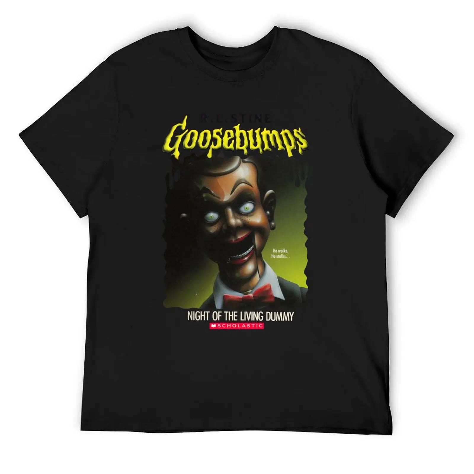 Goosebumps - Night of The Living Dummy T-Shirt graphic t shirts blanks shirts graphic tee men