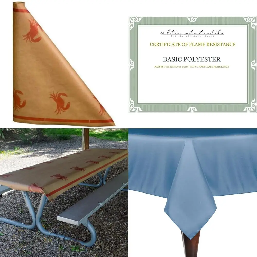 

Бумажная скатерть с крабовым узором длиной 300 футов, прочная и элегантная для мероприятий на тему морепродуктов