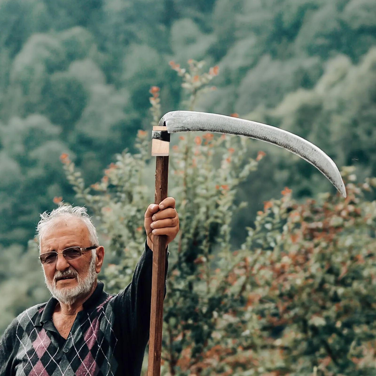 

2 Sets Garden Hoe Parts Heavy Duty Iron Pin Weed Puller Accessories Tiller Reinforce Wedge Wood Stopper Kit Suitable Digging