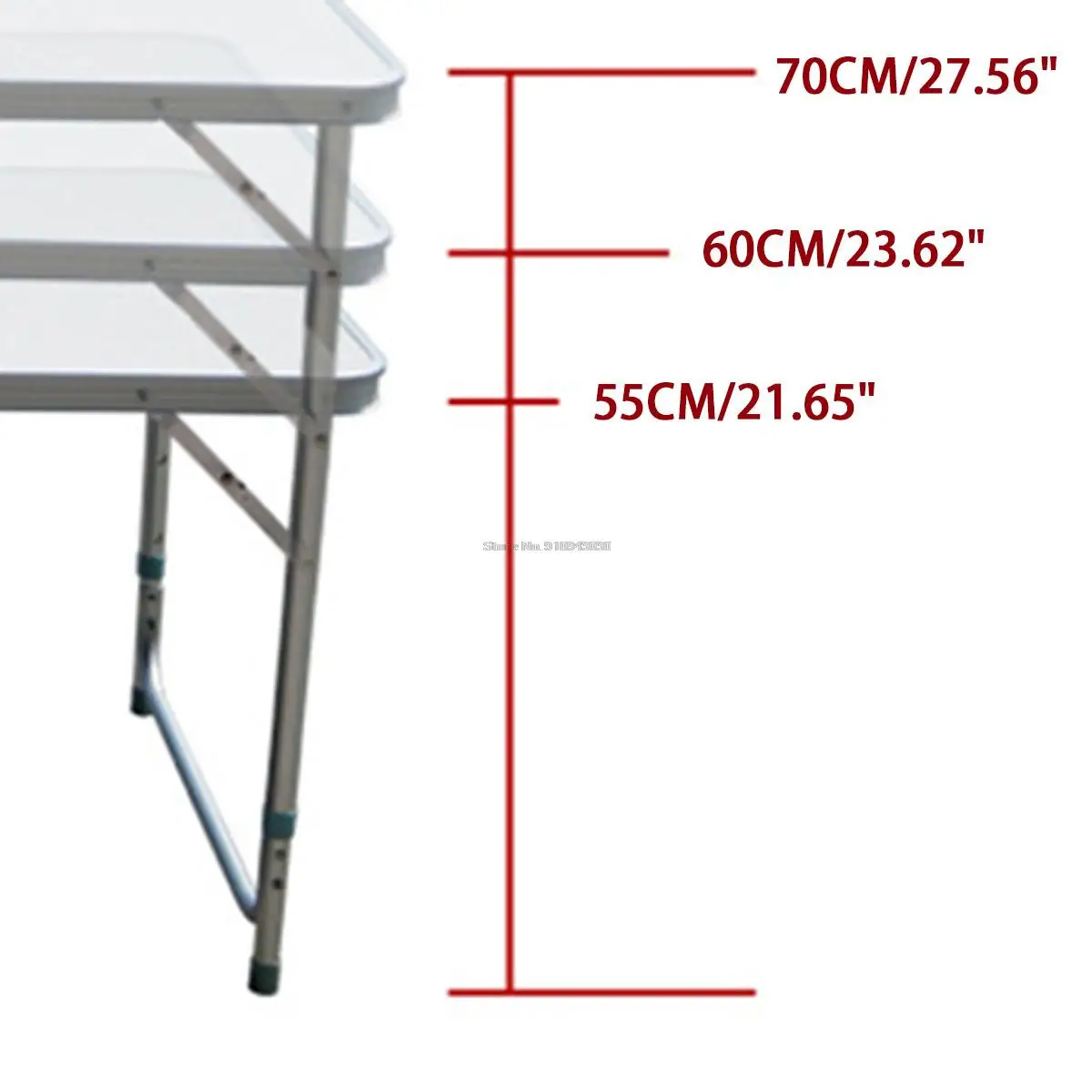 Dobrável ultra-leve durável mesa dobrável, mesa ao ar livre, cadeira de acampamento, liga de alumínio, mesa de piquenique, impermeável, 1,2 m