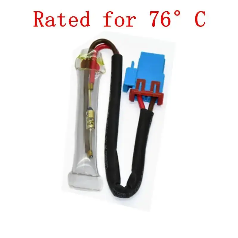 

Rated for 76°C Thermal Fuse Defrost Sensor for Samsung Fridge Freezers Replacement Defrosting Temperature Fuse