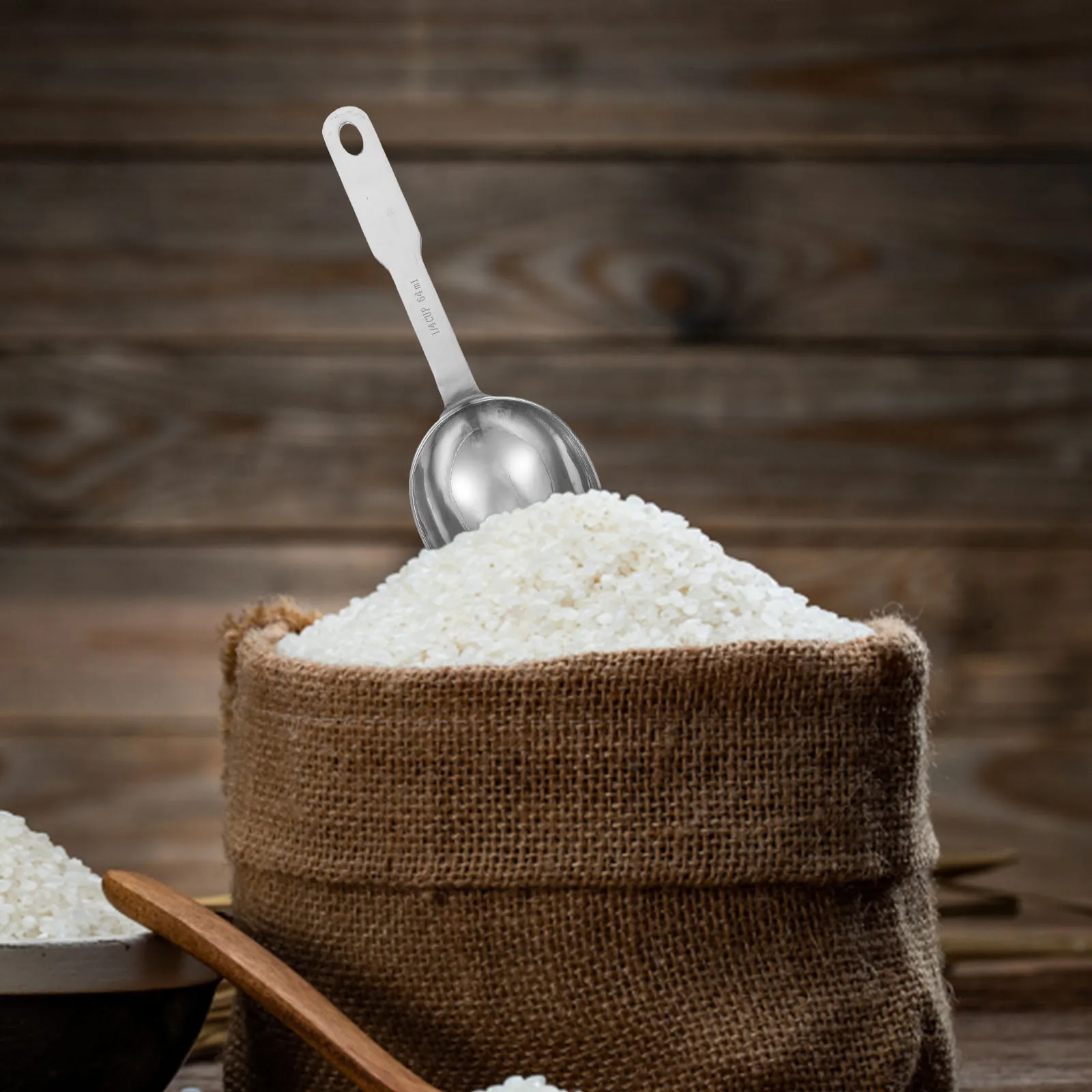 

Stainless Steel Measuring Size For Coffee Sugar Tea Milk Kitchen Bar Tool Metric Scoop