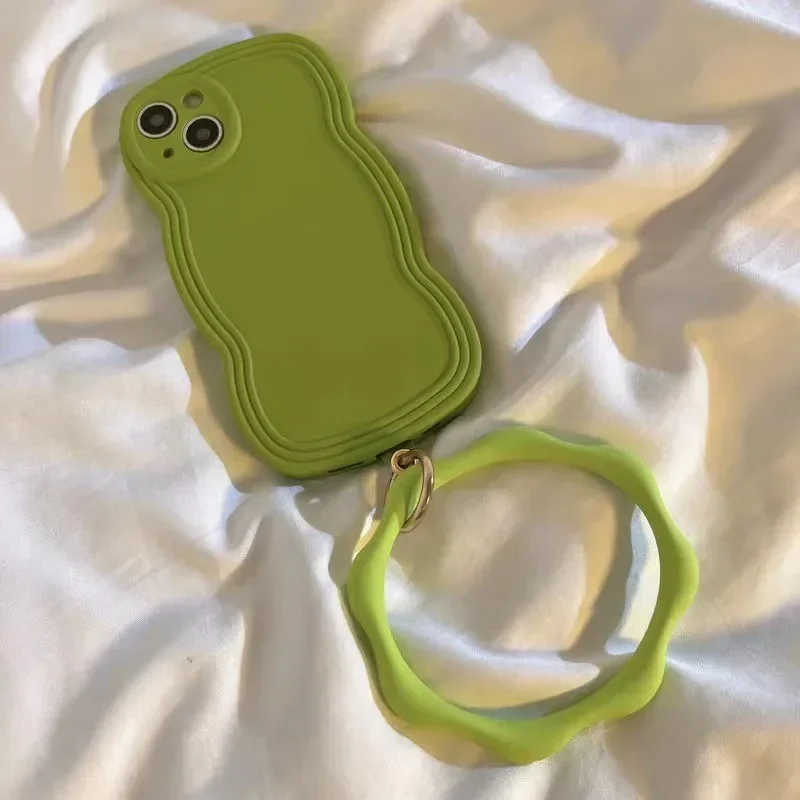 حزام الهاتف المحمول الحب القلب قلادة معلقة حلقة الهاتف معصمه لينة سيليكون الحبل مكافحة خسر سوار آيفون سامسونج