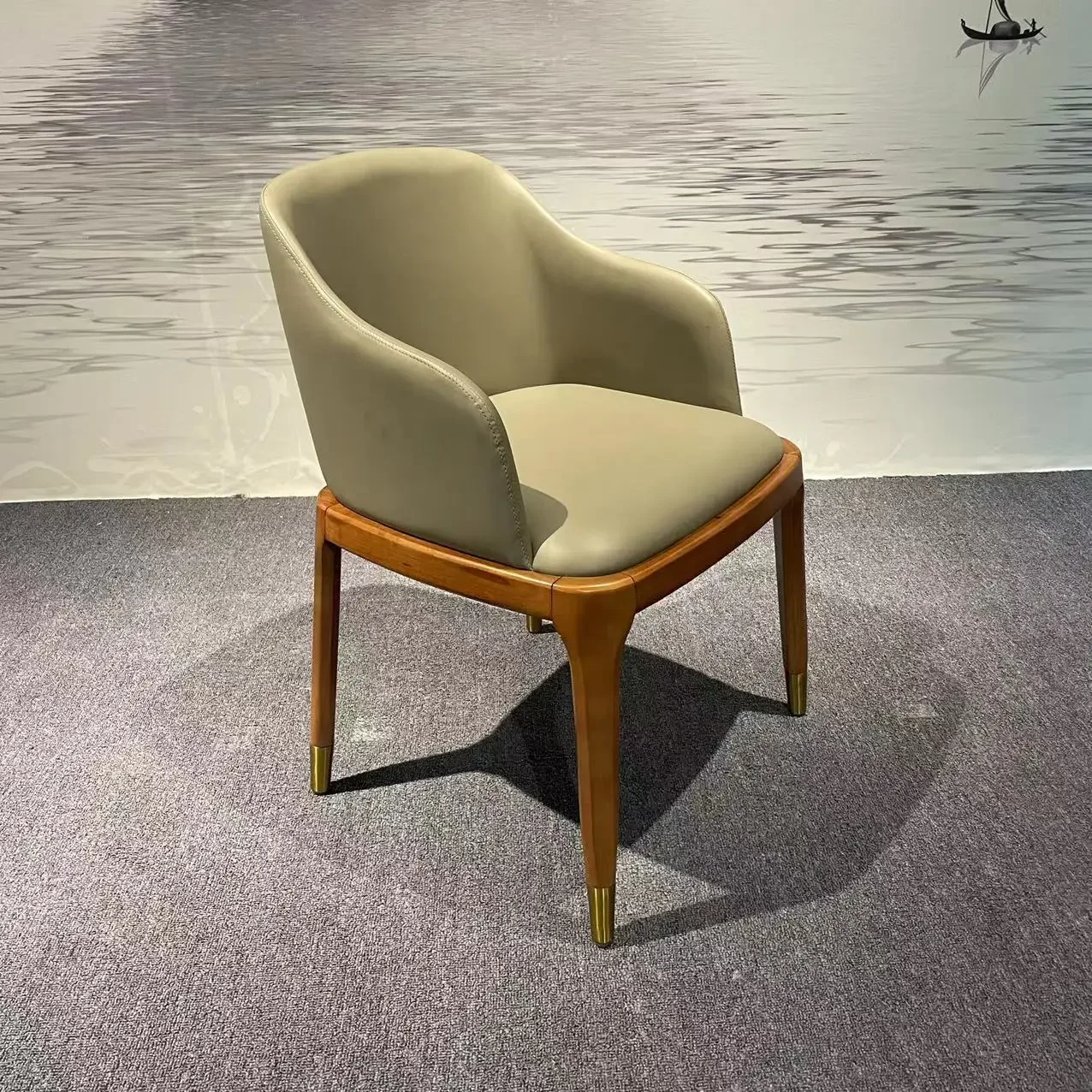 

For Modern High Back Dining Chairs White Leather Dining Chairs Wooden Dining Chair