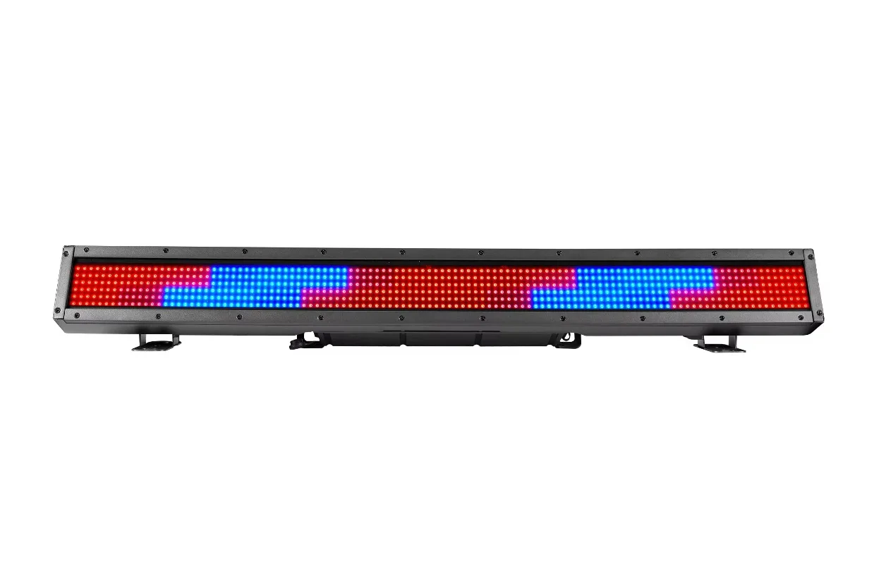 Waterproof aluminum LED pixel line strobe light Electronic frost light zoom IP65 RGB 3 in 1 DMX512 control theme