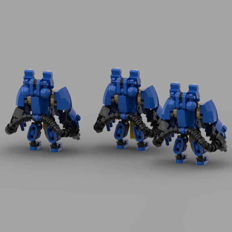 Beliebte Spiele 40K Modell Gebäude Moc Ziegel Hammer Schlacht Mech Sammlung Technologie Blöcke Geschenk Modulare Weihnachten Spielzeug DIY Sets