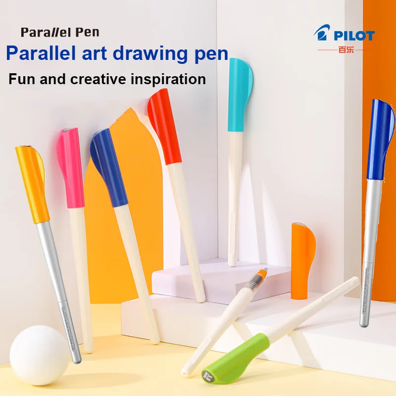 

Pilot Parallel Pen Ink Cartridges Set Multi Nib Color Gothic Flower Font Duckbill Fountain Pens Fun Blend Calligraphy Stationery