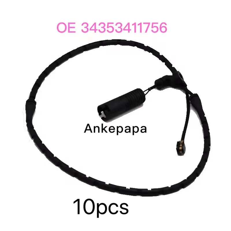 Total 10 pcs one pack OE  34353411756 Front Disc Brake Pad Wear Sensor Replacement Fits for X3 2004-2010 Brake Pad Wear Sensor