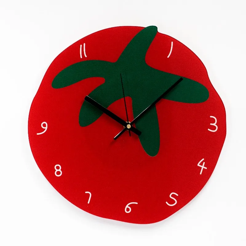 Niedliche kreative Wanduhr aus Acryl für Wohnzimmer, luxuriöse Wanduhren, moderne Kunst, ästhetische, stilvolle Uhren, ästhetische, elegante Heimdekoration