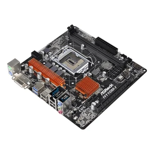 Tấm đen Asrock H110M-I LGA 1151 Hỗ trợ I7-6700K 6700 I5-6600K 6500 I3-6300 6100 CPU DDR4 Intel H110 USB3.0 PCI-E 3.0 MATX 12 Tấm bán hàng chính Asrock - №6