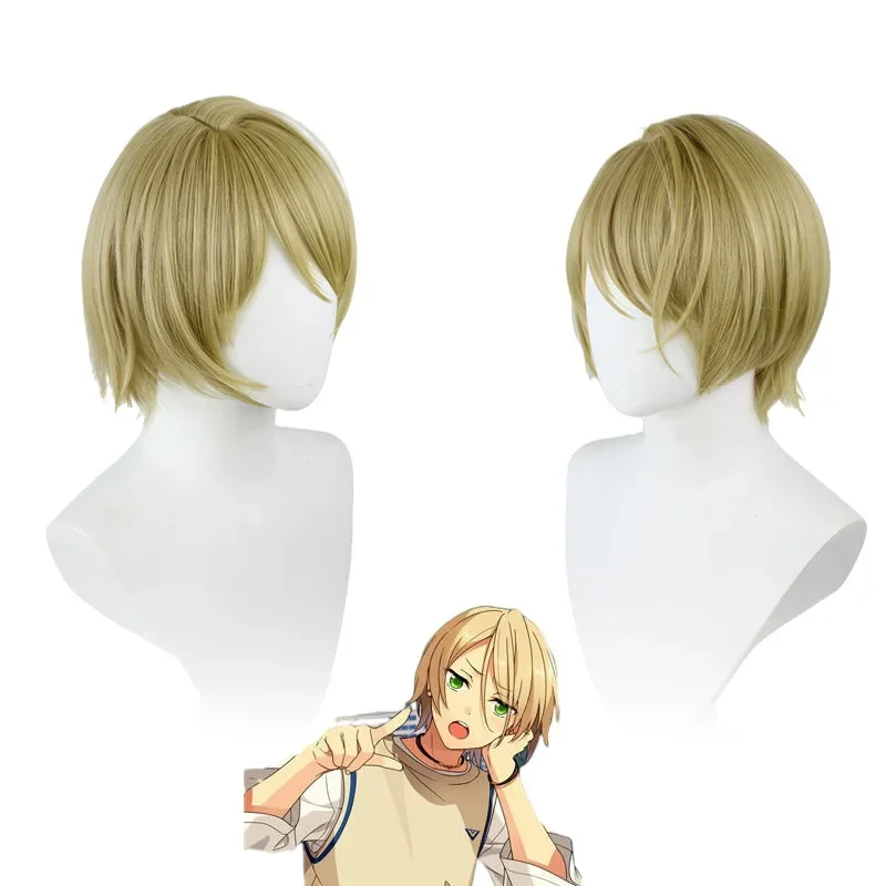 

Game Ensemble Stars SHIRATORI AIRA Cosplay Wig Unisex Short Heat Resistant Synthetic Hair Wigs Halloween Costume Party Props