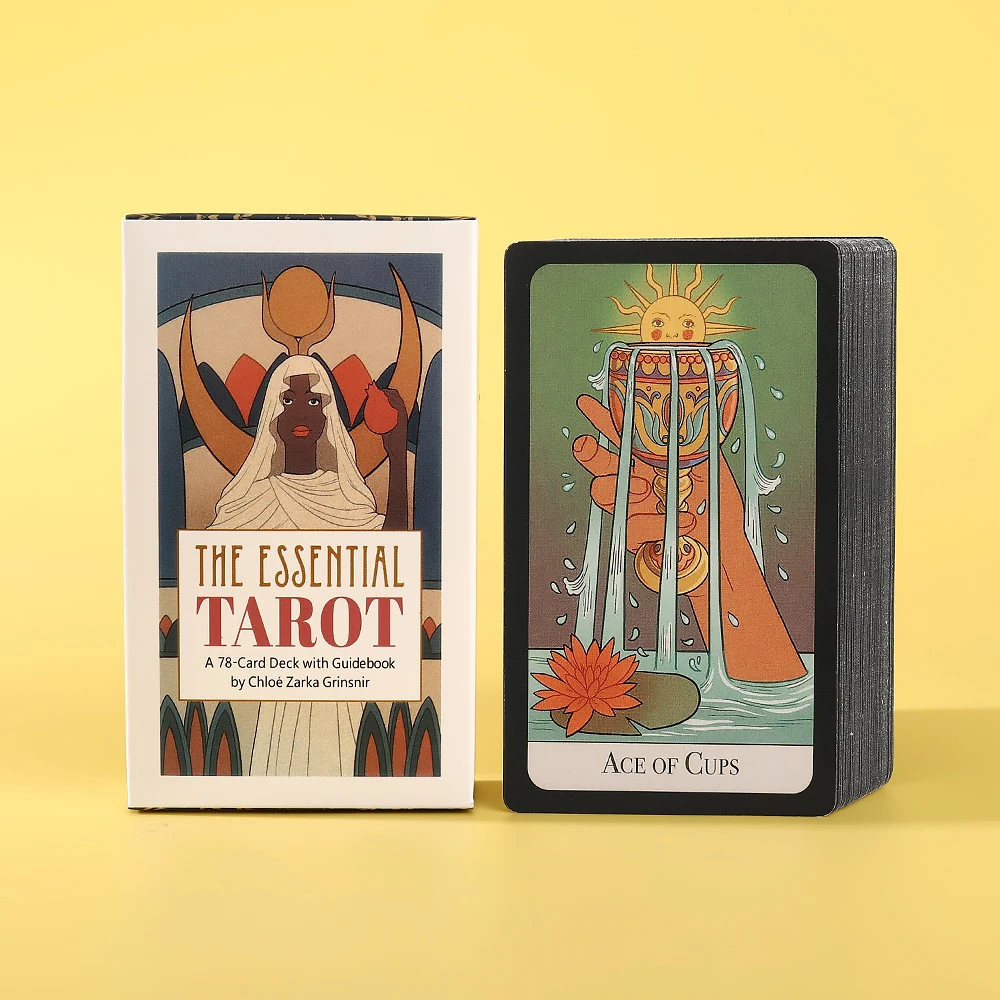 

Руководство по изысканной колоде из 78 карточек Таро Angel Oracle, когда вы узнаете прошлое, настоящее и будущее, изготовлены из прочного ма