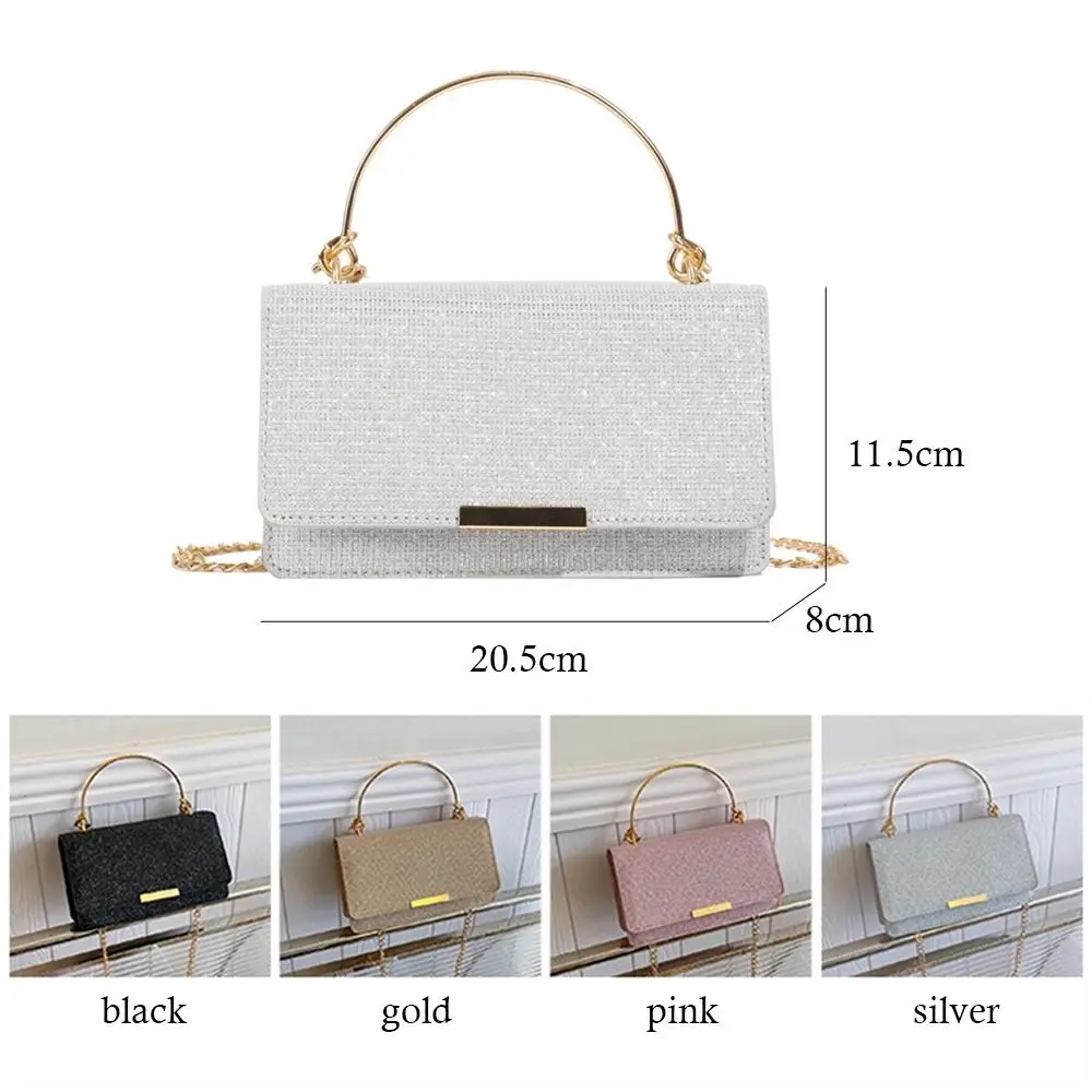 Bright Silk Shoulder Bags Luxury Chain Handbags Crossobdy Bag Wedding Party