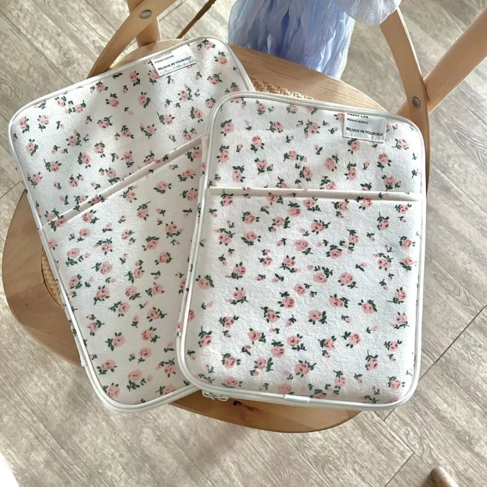 Universal 11/13 inch Laptop Sleeve Case Shockproof Large Capacity Notebook Cover Broken Flowers Ultra Thin Laptop Bag