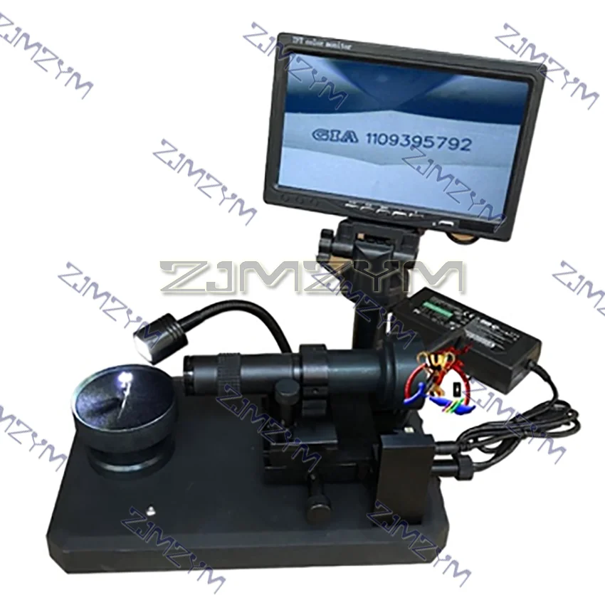 7 "LCD مجهر رقمي 110X الماس نقش المشاهد Gia الليزر مراقب أداة تقييم الخصر مرآة عدسة مكبرة