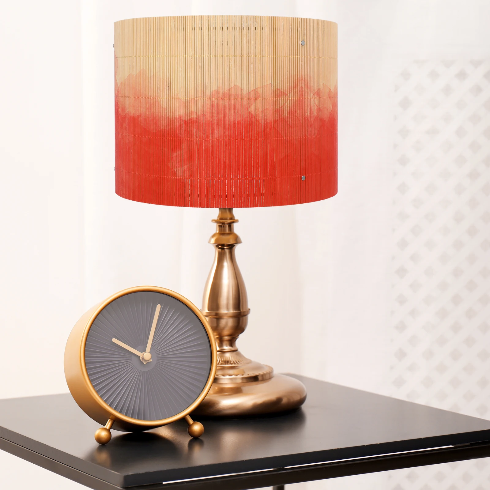 

Bamboo Lampshade Homemade Large Shades Pendant Cover Decorative Lampshades Power Cable Modern