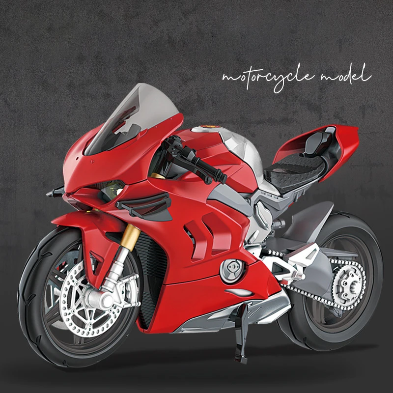 

Модель мотоцикла Kawasaki H2R Ninja Ducati V4S, Сборная модель автомобиля, коллекция игрушек, внедорожник, амортизатор