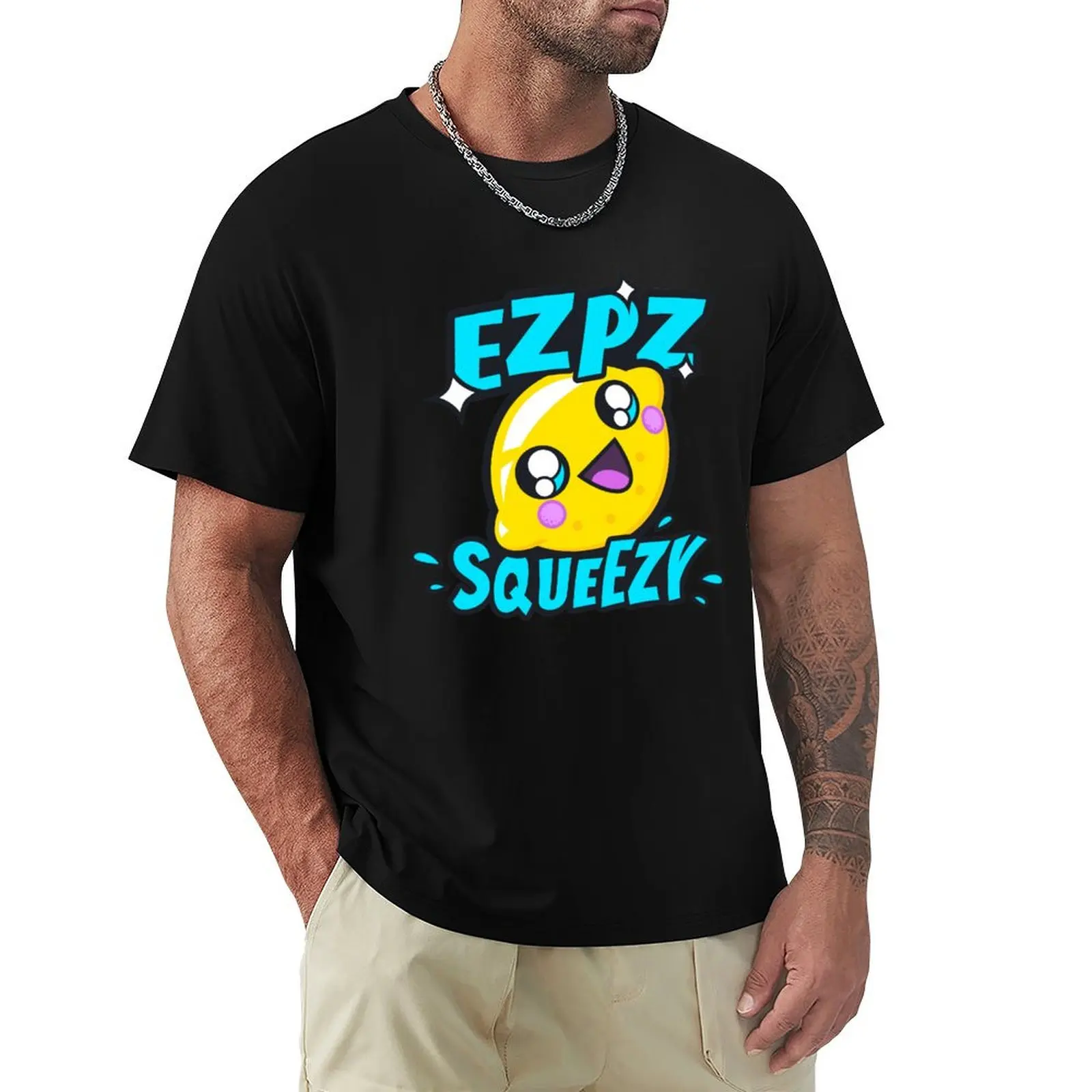 Camiseta Ezpz Lemon Squeezy v2 com estampa de estilo moderno