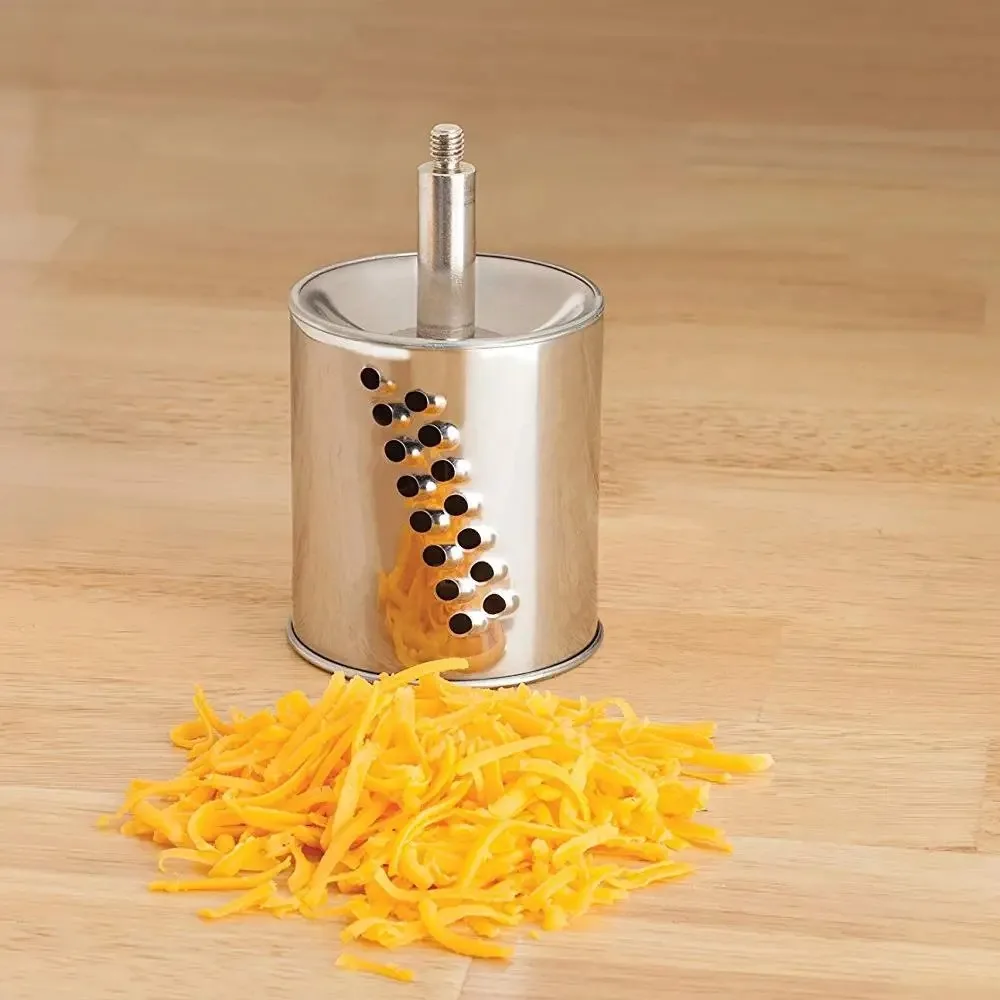 

Kitchen Gadgets Manual Rotary Hand Crank Nut Grinder with 5 Blades Stainless Steel Cheese Grater Sturdy Vegetable Slicer Nuts