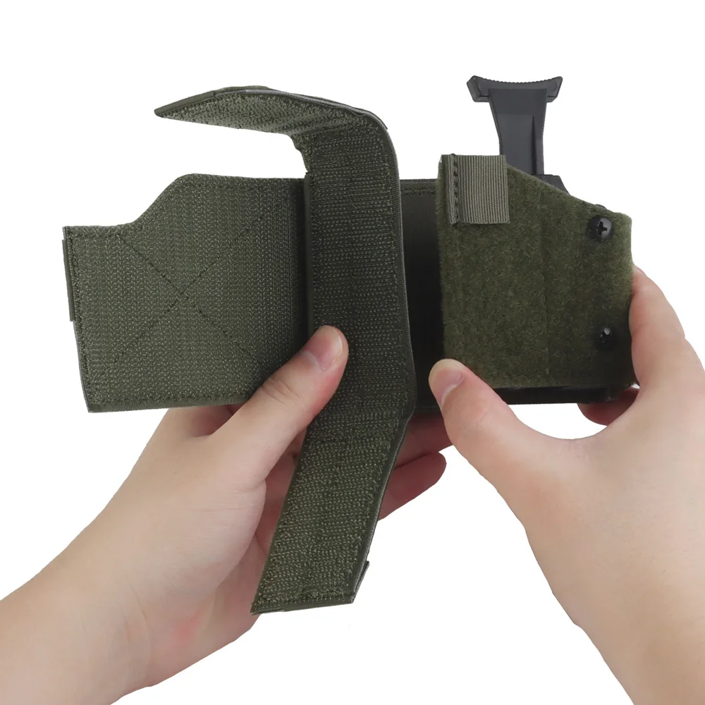 Versión de mano izquierda hombres/mujeres MOLLE Universal pistola funda táctica al aire libre CS tiro entrenamiento Airsoft funda equipo de caza