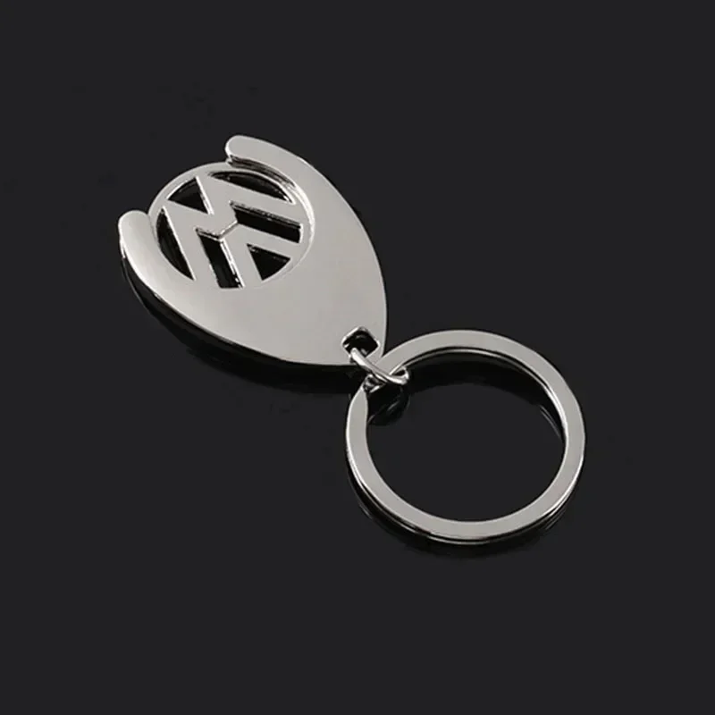 Alloy Car Logo Keychain Keyring for Volkswagen Jetta Touareg Tiguan Golf Passat B5 B6 B7 Polo Lavida Sagitar Teramont Key Holder