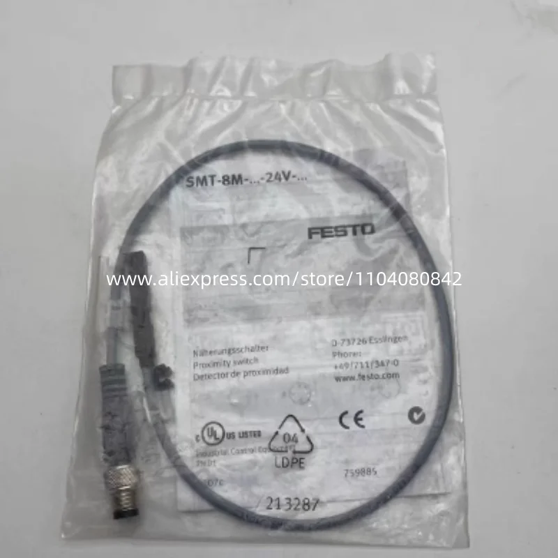 

Новый оригинальный сенсорный переключатель Festo SMT-8M-PS-24V-R-0.3-M8D 551016